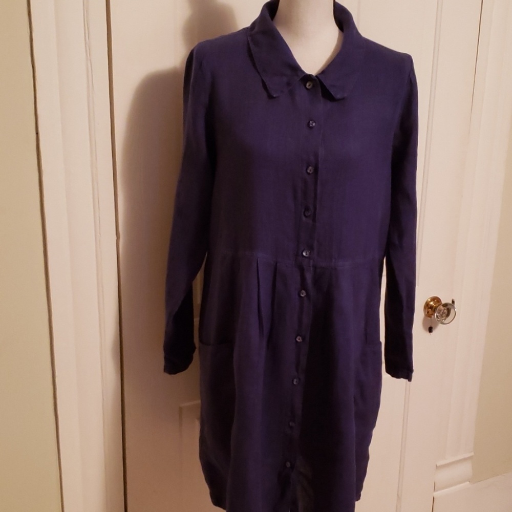 NAVY DRESS OR TUNIC BY PINK TULIP